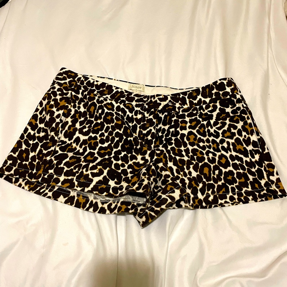 J.Crew Leopard Shorts